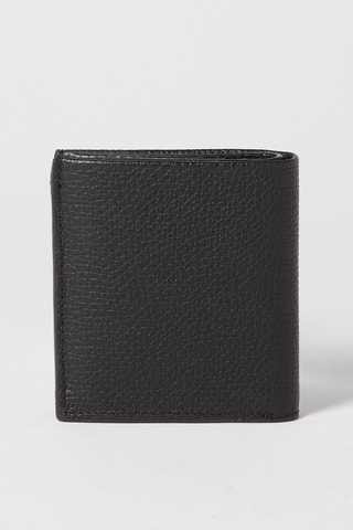 Portefeuille en cuir Noir