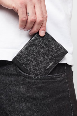 Portefeuille en cuir Noir