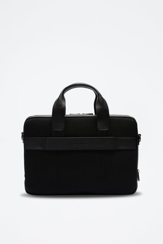 Sac pour ordinateur en cuir Noir