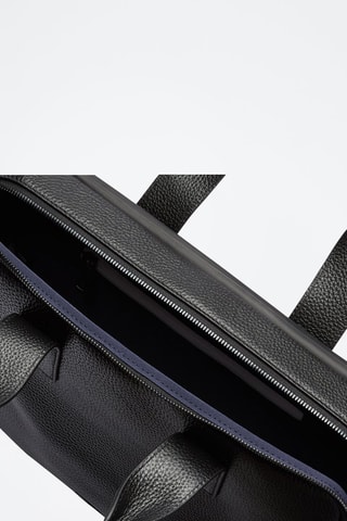 Sac pour ordinateur en cuir Noir