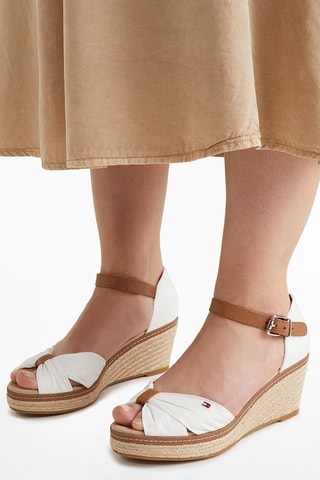 Sandales compensées Blanc