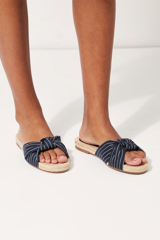 Mules Bleu marine