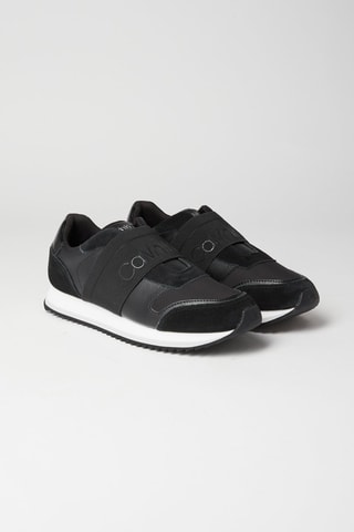 Slip-on en cuir Noir