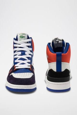 Baskets L001 Mid - Blanc et bleu marine