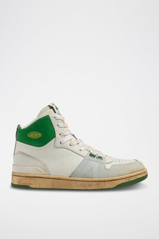 Baskets L001 Mid - Blanc et vert