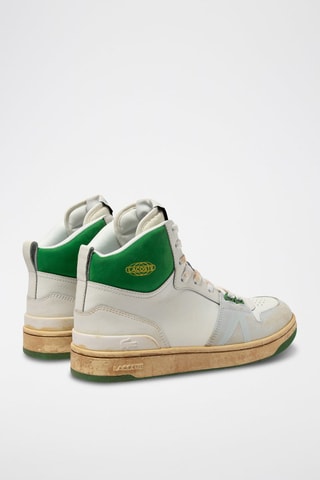 Baskets L001 Mid - Blanc et vert