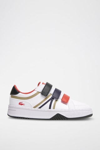 Baskets L001 - Blanc et vert foncé