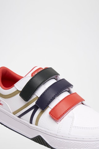 Baskets L001 - Blanc et vert foncé
