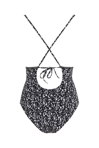Maillot 1 pièce Noir et blanc