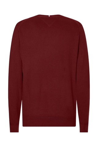 Pull en coton biologique et cachemire - Rouge brique