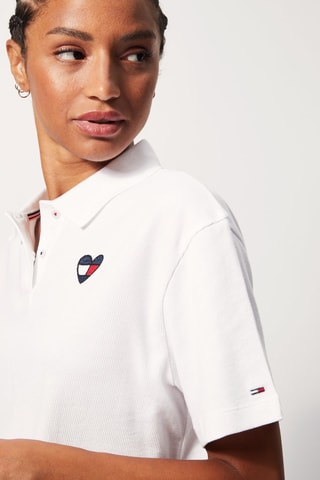 Polo en coton biologique Blanc