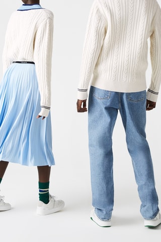 Pull en laine Blanc