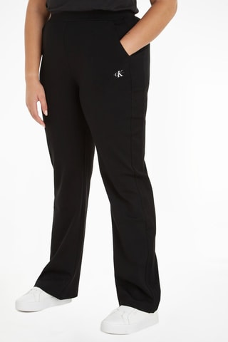 Pantalon bootcut taille haute Noir