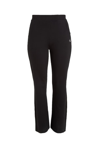 Pantalon bootcut taille haute Noir