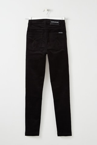 Pantalon bootcut en velours Noir