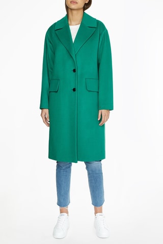Manteau en laine Vert