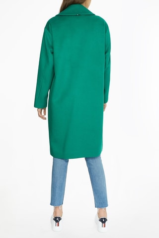 Manteau en laine Vert