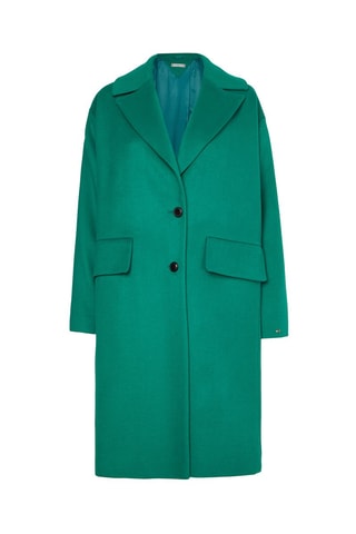 Manteau en laine Vert