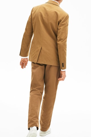 Veste en lin Camel