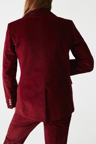 Veste en velours Bordeaux