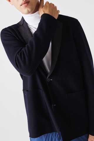 Veste en laine Bleu marine