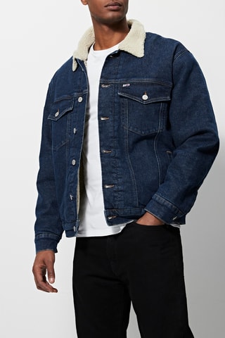 Veste en jean Bleu marine
