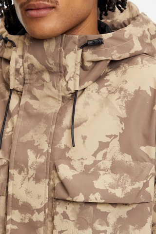 Veste à capuche Beige et marron