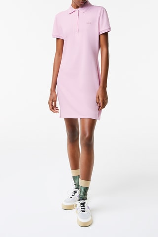 Robe polo slim - Rose