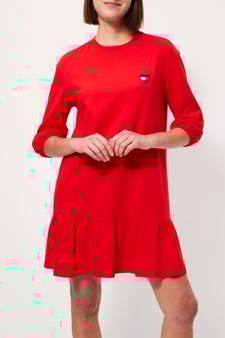 Robe droite Rouge