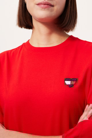 Robe droite Rouge