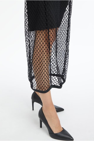 Robe midi Noir