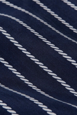 Robe chemise Bleu marine et écru