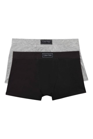 2 boxers - Noir et gris chiné