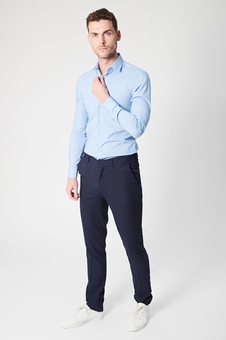 Chemise slim - Ciel