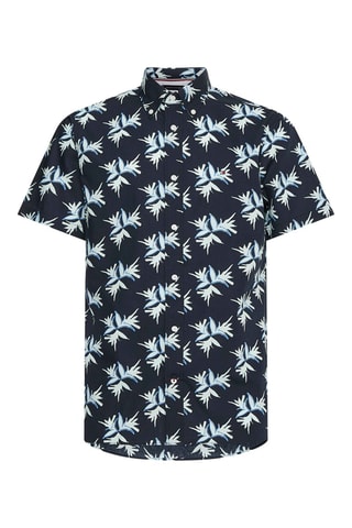 Chemise Bleu marine et blanc
