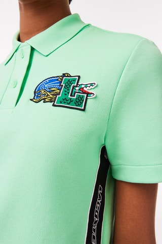 Polo regular en coton biologique - Vert amande
