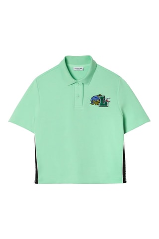 Polo regular en coton biologique - Vert amande