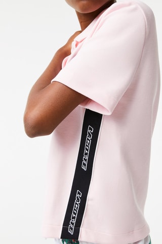 Polo regular en coton biologique - Rose