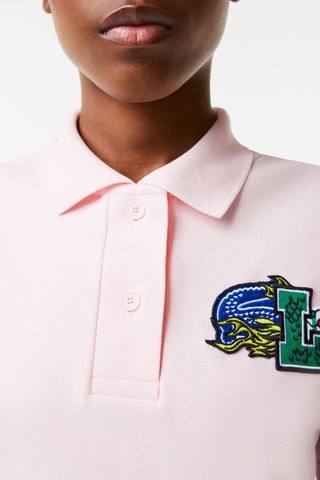 Polo regular en coton biologique - Rose