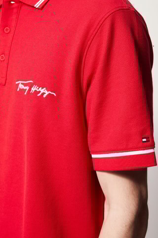 Polo regular Rouge