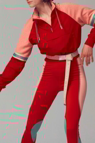 Legging tight fit - Rouge et rose