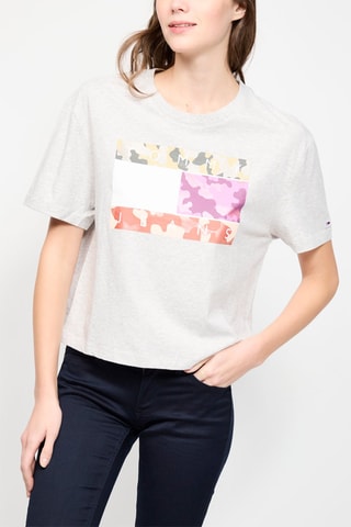 T-shirt Gris chiné