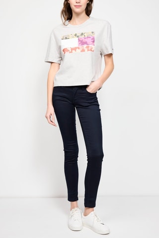 T-shirt Gris chiné