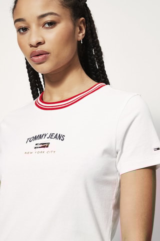 T-shirt en coton biologique Blanc