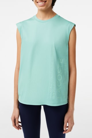 T-shirt loose en coton biologique - Turquoise