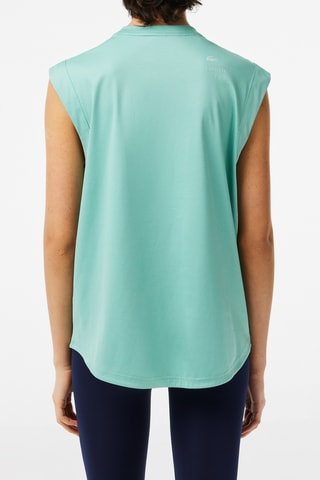 T-shirt loose en coton biologique - Turquoise