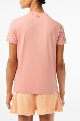 Biologisch Katoenen T-shirt Slim Fit - Lichtroze