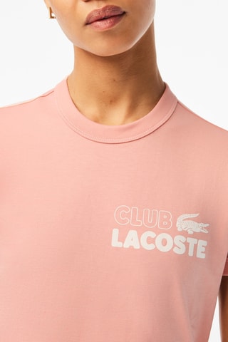 Biologisch Katoenen T-shirt Slim Fit - Lichtroze