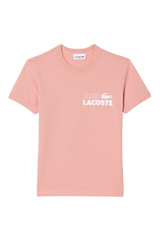 Biologisch Katoenen T-shirt Slim Fit - Lichtroze