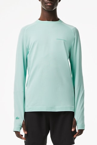 T-shirt slim en coton biologique - Turquoise